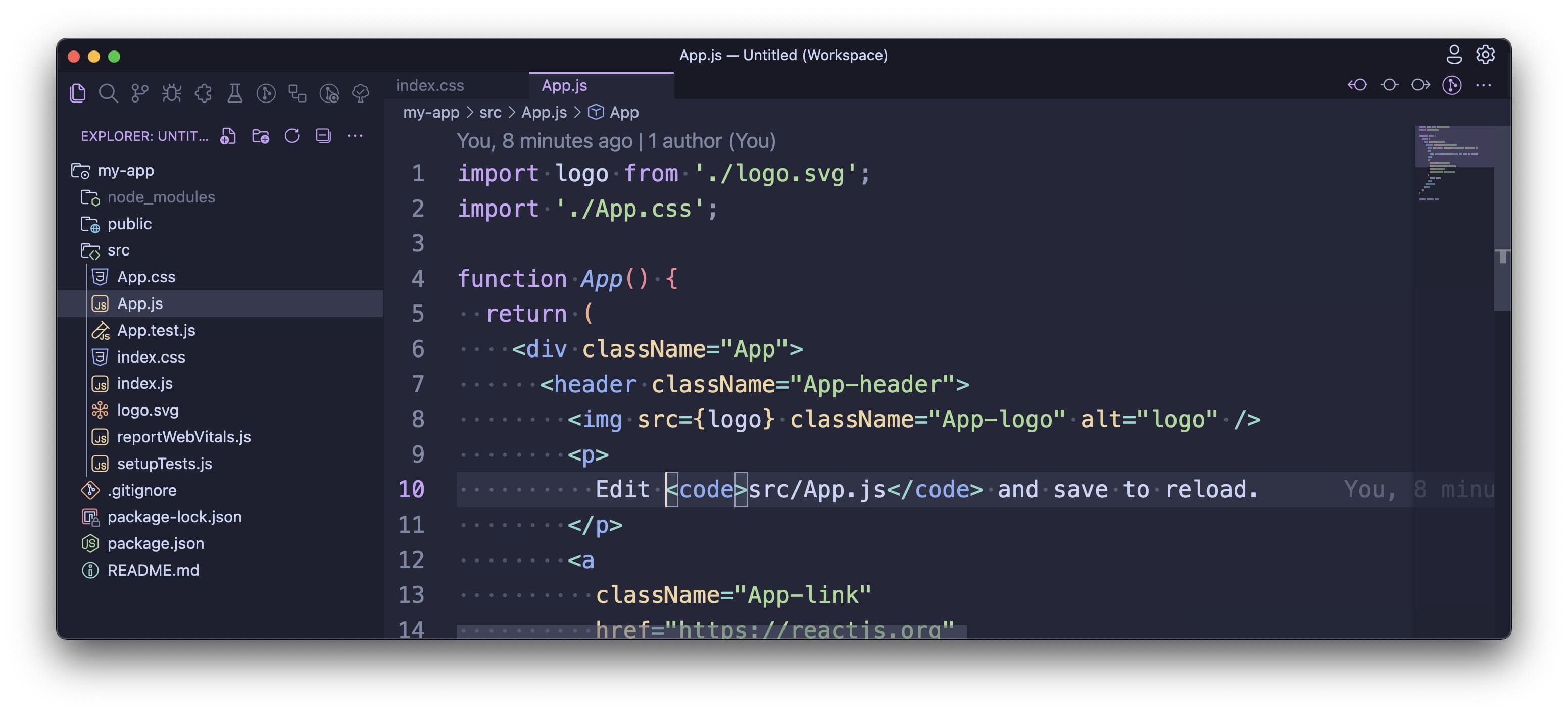 Screen VS Code